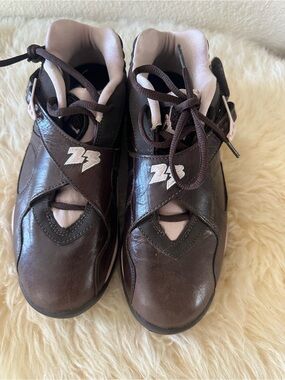 Women Air Jordan 8 Retro Low 'Dark Cinder'.